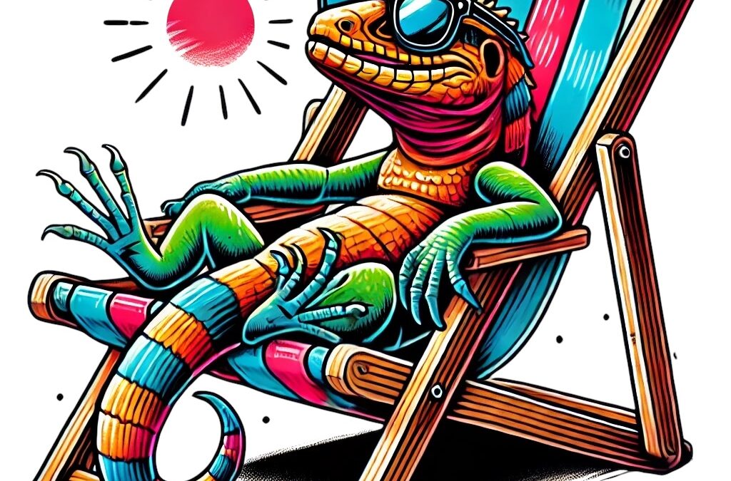 Sunbathing Lizard
